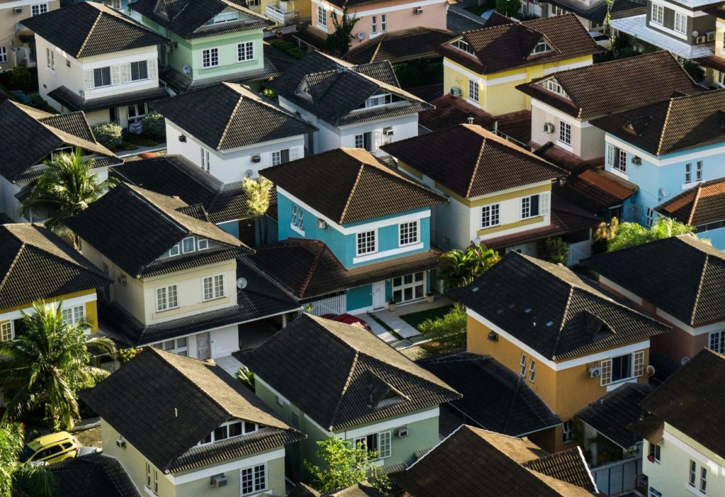 fotografía aérea de zonas rurales
